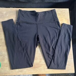 Athleta Black High-Rise chaturanga tight sz small